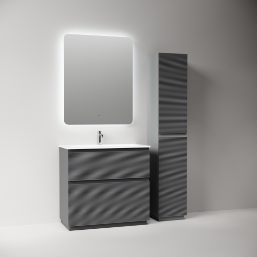 Тумба под раковину Sancos FOLK Floor FL90FGS 90х40 напольная цвет серый - фото 3