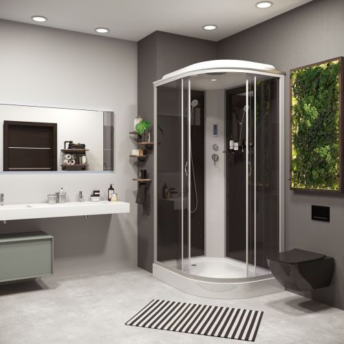 Душевая кабина Niagara Classic 35121433LP 120х80 асимметричная с крышей ориентация левая - фото 3