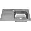 Кухонная мойка Melana 076 ta R (*20) 80х50 цвет хром поверхность матовая