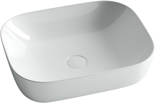 Раковина из сантехнического фарфора Ceramica Nova ELEMENT CN6008 50х40 накладная цвет белый без отверстий под смеситель - фото 2