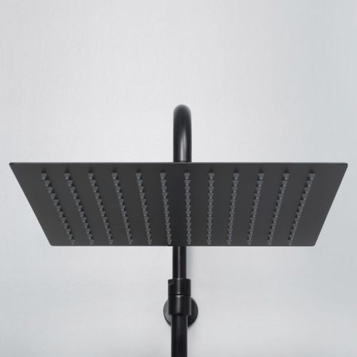 Душевая стойка Wasserkraft A29901 настенная цвет черный с термостатом - фото 4