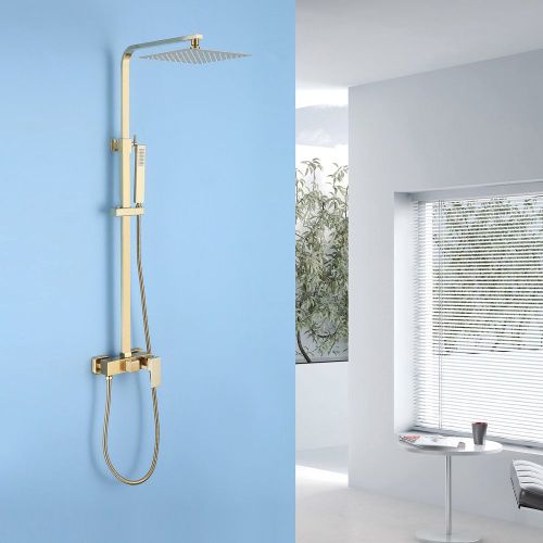Душевая стойка Abber AF8220G настенная цвет золото - фото 2