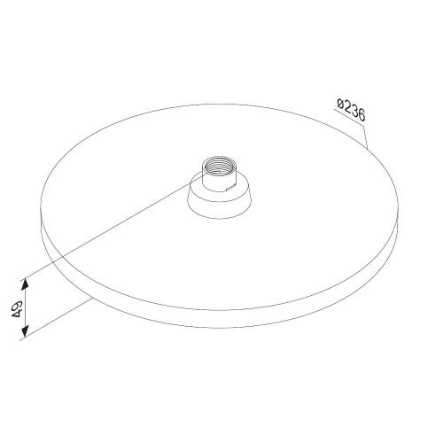 Верхний душ Damixa Apollo 947050000 25х25 хром - фото 5