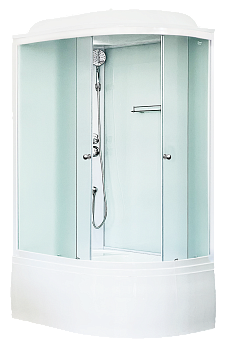 Душевая кабина Royal Bath BK RB8120BK5-WC-L 120х80 асимметричная с крышей ориентация левая