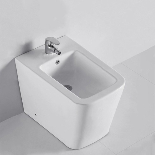 Биде напольное CeramaLux 3370 цвет белый - фото 3