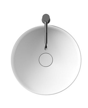 Раковина керамическая Alice Equilibrium 35100101 40х40 накладная цвет белый