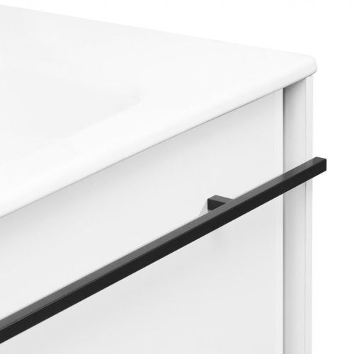 Тумба под раковину Roca Aneto 7857430806 80х50 подвесная цвет белый - фото 5