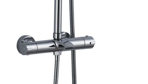 Душевая стойка BOCH MANN OGLIO TS BM9648 настенная цвет хром с термостатом - фото 4