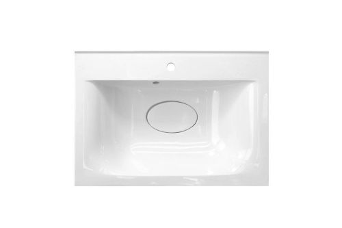 Раковина из искусственного камня Эстет Бали ФР-00001501 70х50 накладная цвет белый 1 отверстие под смеситель - фото 3