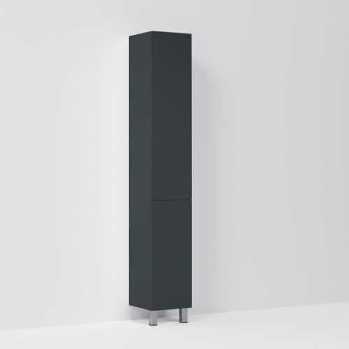 Шкаф-пенал Am.Pm Gem M90CSR0306GM 30х190 напольный цвет серый - фото 4