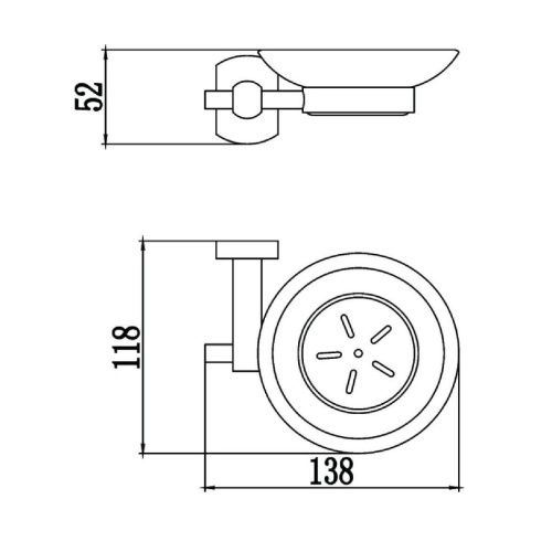 Мыльница Savol S-009959 - фото 3
