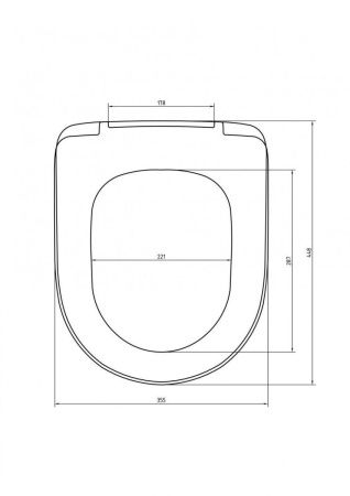 Крышка сиденье для унитаза Santek Алькор 1WH301806
