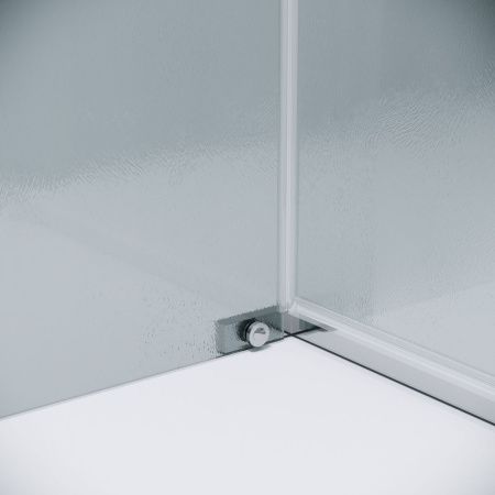 Душевой уголок Grossman Pragma 120.K33.03.1280.10.02 120х80 стекло текстурное профиль хром без поддона