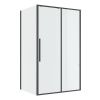 Душевой уголок Niagara Nova NG-34-13AGR-A100GR-34 130х100 стекло прозрачное профиль графит без поддона