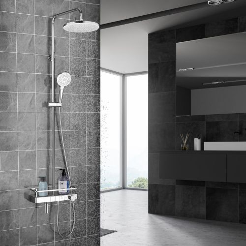 Душевая стойка LeMark Tropic LM7011C настенная цвет хром - фото 2