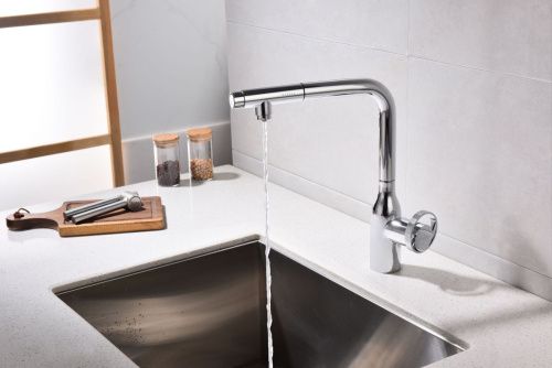 Смеситель для кухни Paulmark URBAN Ur213104-CR на мойку хром - фото 3