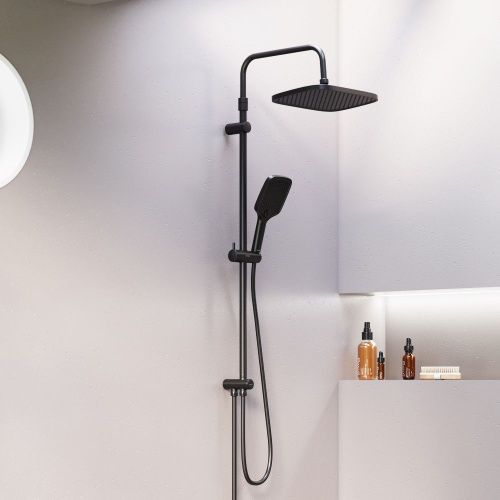 Душевая стойка Damixa Gala 953000300 настенная цвет черный - фото 3