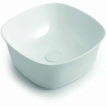 Раковина керамическая White Ceramic Idea W10007PL 40х40 накладная цвет фиолетовый
