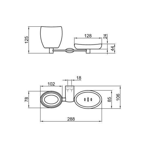 Мыльница Webert Aria AI501101015 - фото 3