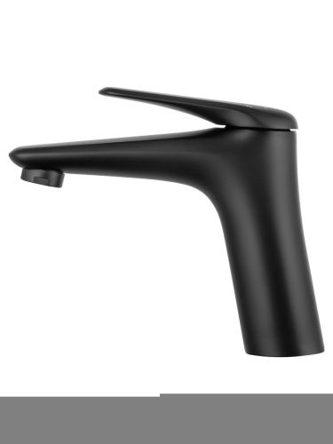 Смеситель Wonzon & Woghand WW-A41222-MB на раковину черный - фото 2