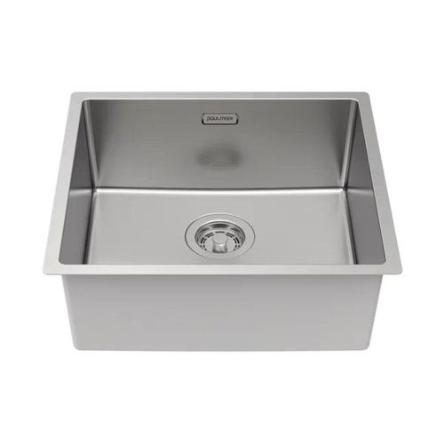 Кухонная мойка Paulmark LASSAN 49 UNI LA49-BS 40х45 цвет нержавеющая сталь поверхность брашированная - фото 2