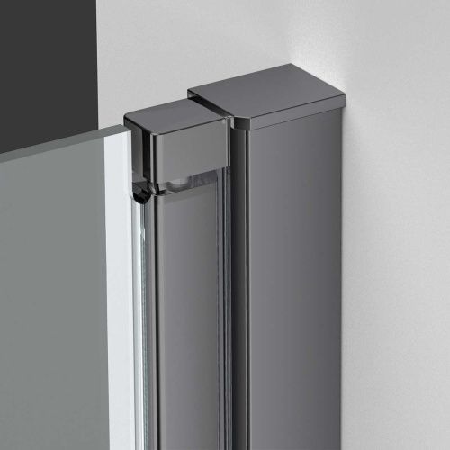 Душевая дверь Vincea Alpha VDP-3AL700CLGM 70х195 стекло прозрачное профиль вороненая сталь - фото 2