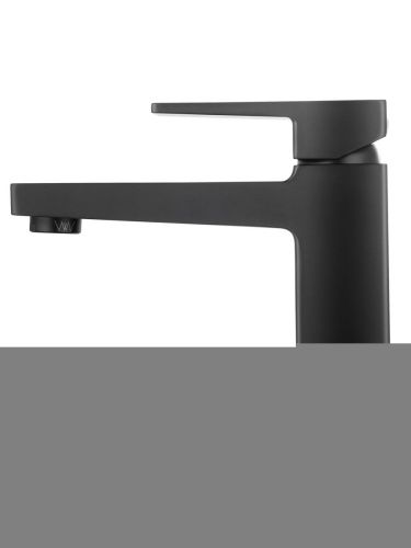 Смеситель Wonzon & Woghand Cube 2.0 WW-88018068-MB на раковину черный - фото 2