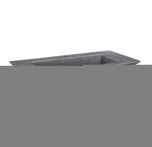 Раковина из искусственного камня Jorno INCLINE Inc.08.100/P/Bet/JR 100х50 встраиваемая цвет серый