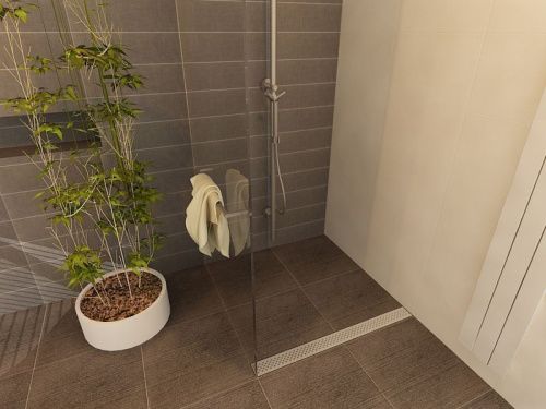 Душевой лоток Alcadrain APZ1S-550 серый - фото 2