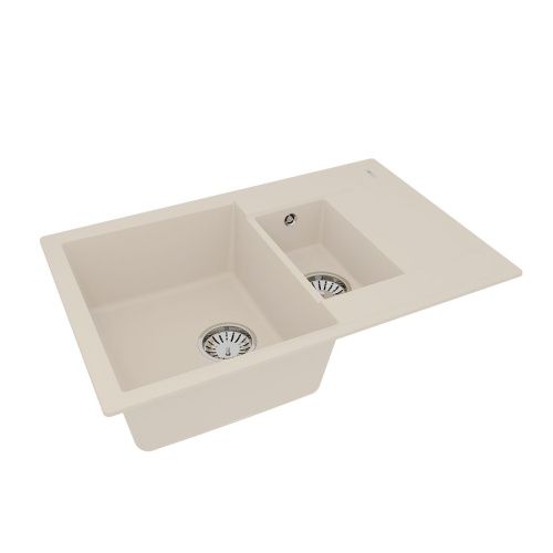 Кухонная мойка LeMark Ramza 760 9910042 75х50 цвет бежевый поверхность матовая - фото 2