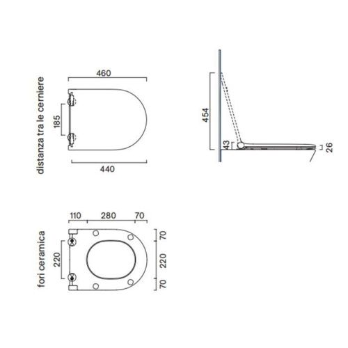 Крышка сиденье для унитаза Catalano Sfera 551200023 - фото 2