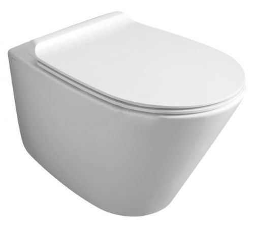 Чаша унитаза подвесная Simas GA 18 bia цвет белый без сиденья безободковая смыв торнадо