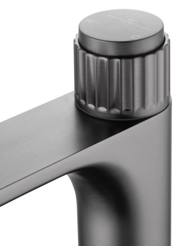 Смеситель Wonzon & Woghand Click WW-A40412-BGG на раковину серый - фото 4