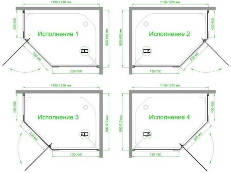Душевой уголок Royal Bath TR RB1290TR-T 120х90 стекло прозрачное профиль белый без поддона