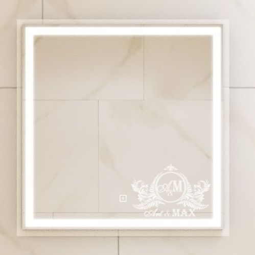 Зеркало с подсветкой Art&Max MONZA AM-Mon-600-600-DS-F 60х60 подвесное