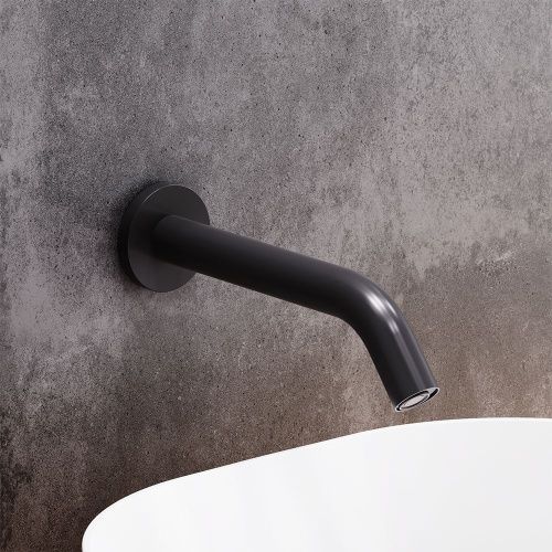 Смеситель для раковины Damixa Scandinavian Pure 360270300 встраиваемый в стену черный - фото 4