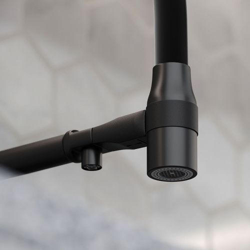 Смеситель для кухни Sancos Garda SC4009MB на мойку черный - фото 5