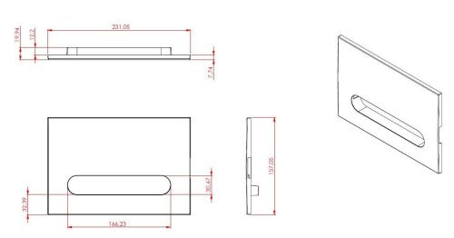 Клавиша смыва механическая Allen Brau 9.2PR01.GD цвет золото - фото 5