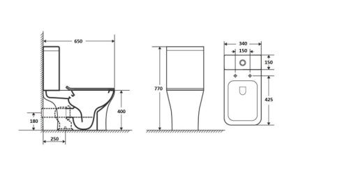 Унитаз напольный с бачком Cerutti SPA CT7192 белый с сиденьем микролифт безободковый каскадный смыв - фото 4