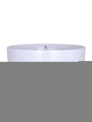 Раковина из сантехнического фарфора Orange B09-360W 40х40 накладная цвет белый - фото 5