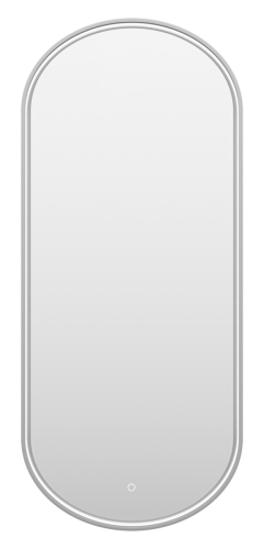 Зеркало с подсветкой Brevita Saturn SAT-Dro1-050-platinum 50х120 подвесное - фото 3