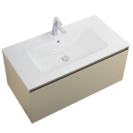 Тумба под раковину Art&Max Latina AM-Latina-1000-1C-SO-BGM 100х50 подвесная цвет бежевый