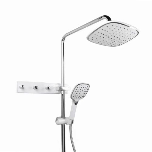 Душевая стойка Fixsen FX-9300 настенная цвет белый - фото 5