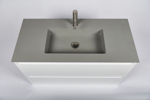 Тумба с раковиной Inda Piccadilly INDA Piccadilly 80MW Cemento 80х50 подвесная - фото 3