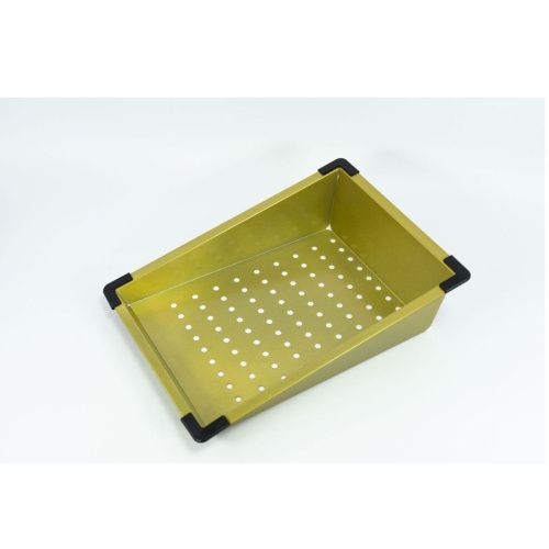 Кухонная мойка Fmark FSC002C 75х45 цвет золото поверхность матовая - фото 5