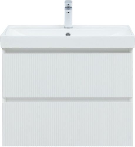 Тумба под раковину Aquanet Альтера 00337155 70х50 подвесная цвет белый - фото 3