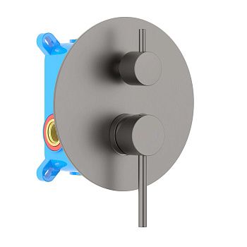 Смеситель для ванны Aquatek Европа AQ1346BGM встраиваемый в стену вороненая сталь