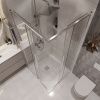 Душевой уголок Niagara Nova NG-6622-34 80х80 стекло прозрачное профиль хром без поддона