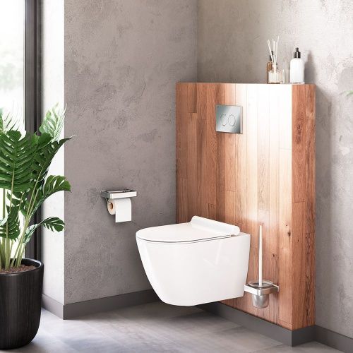 Унитаз подвесной Damixa Apollo DX22C1700SC белый с сиденьем микролифт безободковый каскадный смыв - фото 4