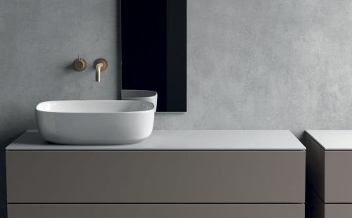 Раковина из сантехнического фарфора Galassia Dream 7301 50х40 накладная цвет белый без отверстий под смеситель - фото 3